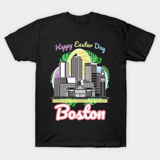 Happy Easter Day Boston T-Shirt